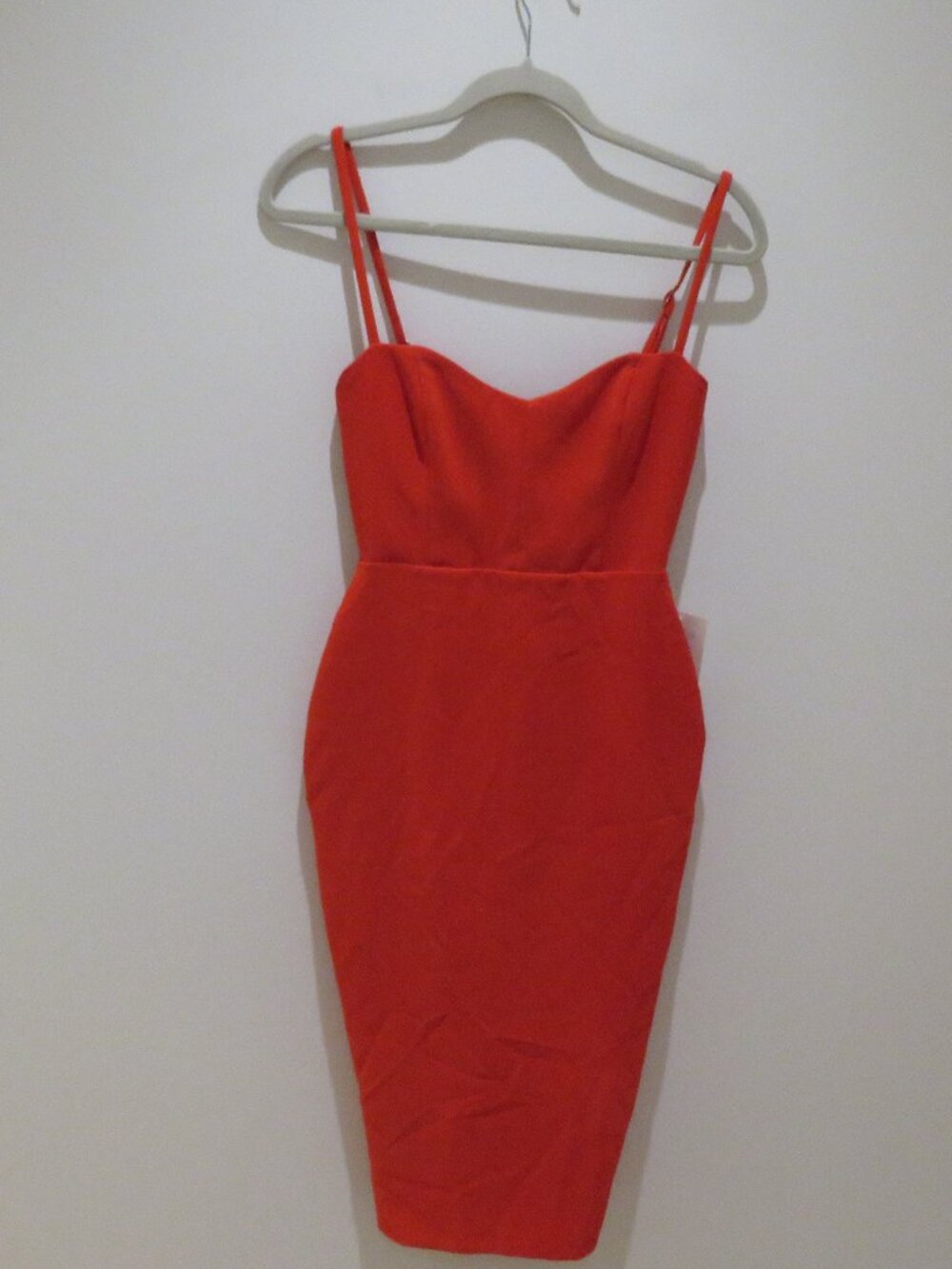 NOOKIE REVOLVE Allure Midi Dress in Cherry Red XS Bodycon Cocktail Sexy Party - Picture 2 of 13
